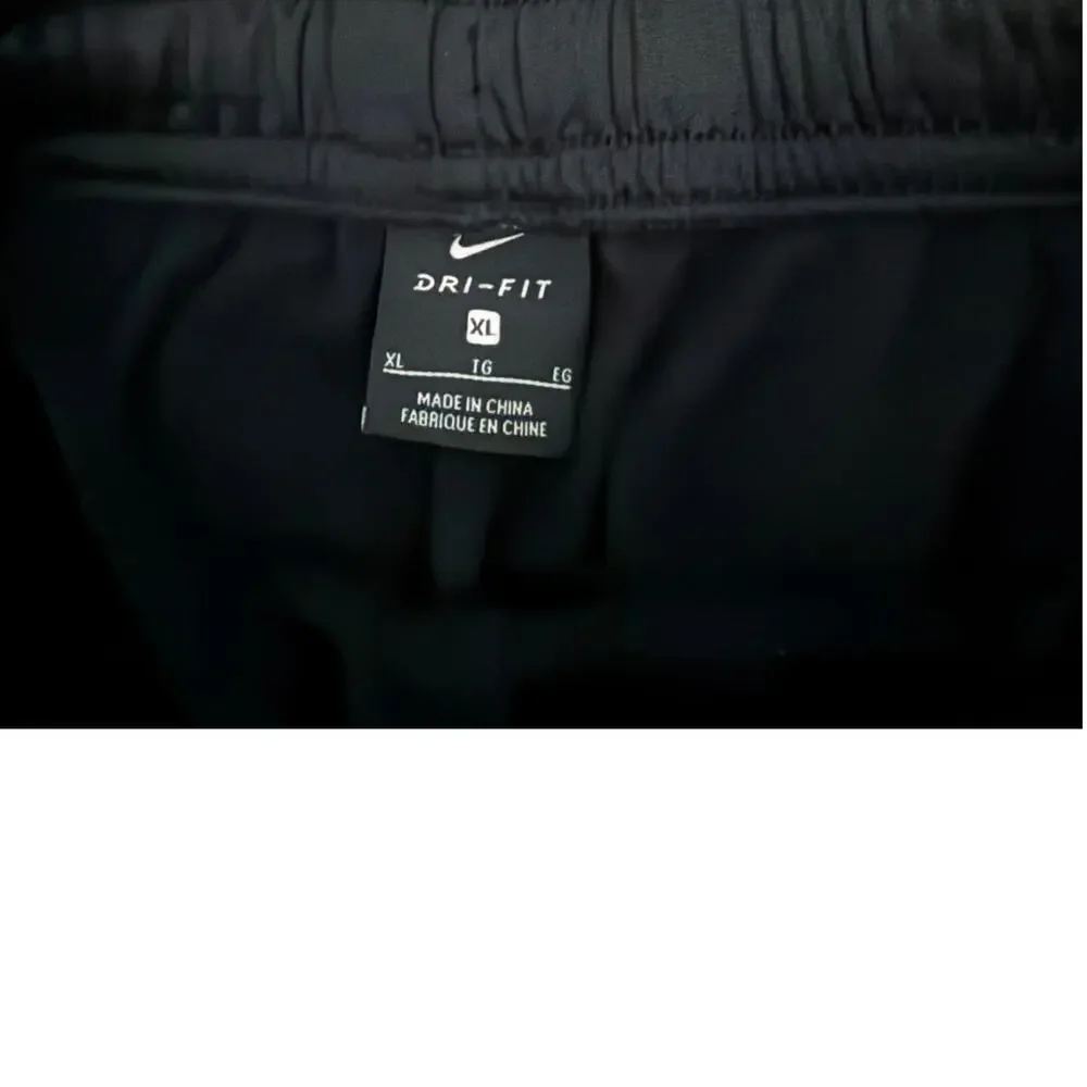 Nike Dri-Fit Sweatpants Black Gray Straight Athletic Casual Joggers Youth XL - Picture 3 of 3
